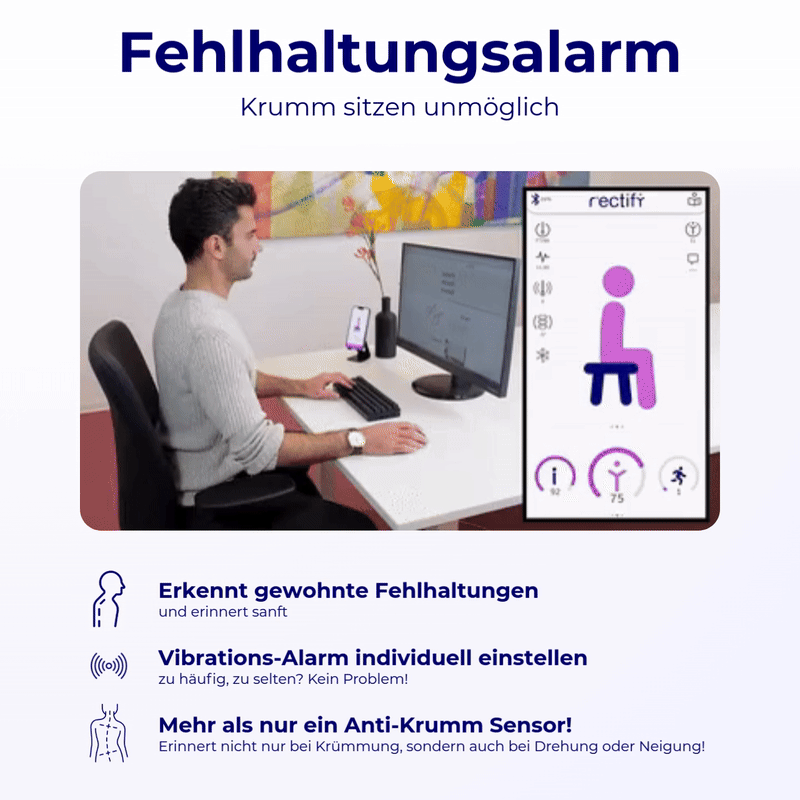 FlexTail© Rücken-Sensor (8 Wochen Leihe)